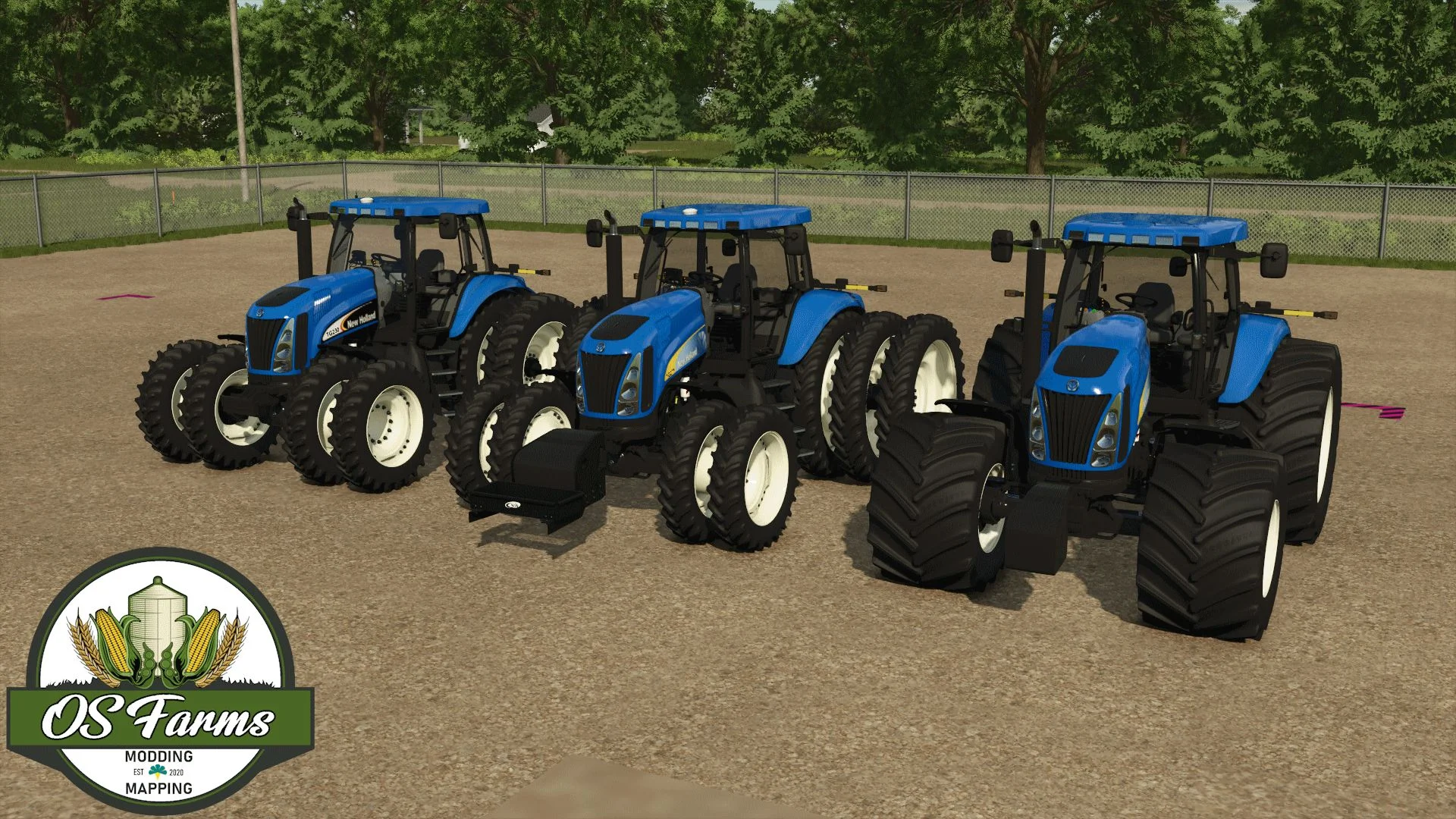 FS25 New Holland TG series v1.0 Tractors Mod