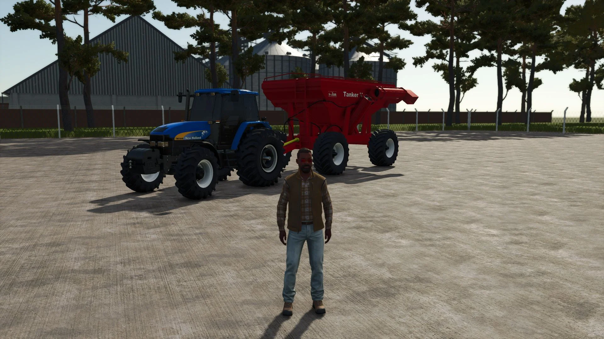 FS25 New Holland TM 7040 V1.0 Tractors Mod FS25 Mod Free Download