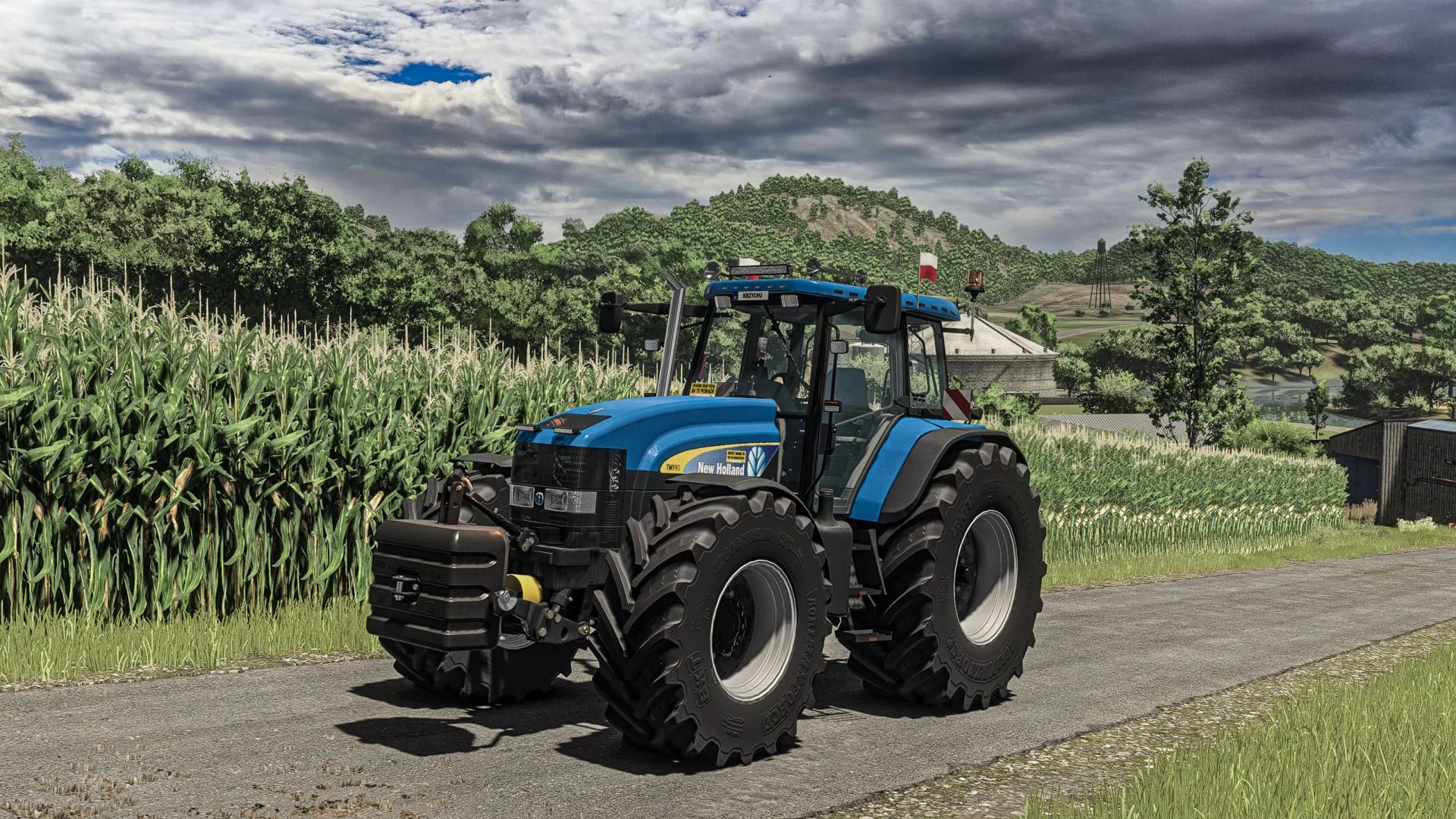 FS25 New Holland TM V1.0 Tractors Mod FS25 Mod Free Download