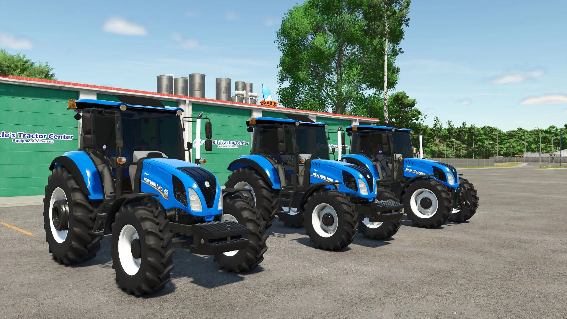FS25 New Holland TR5 Series V1.0 Tractors Mod