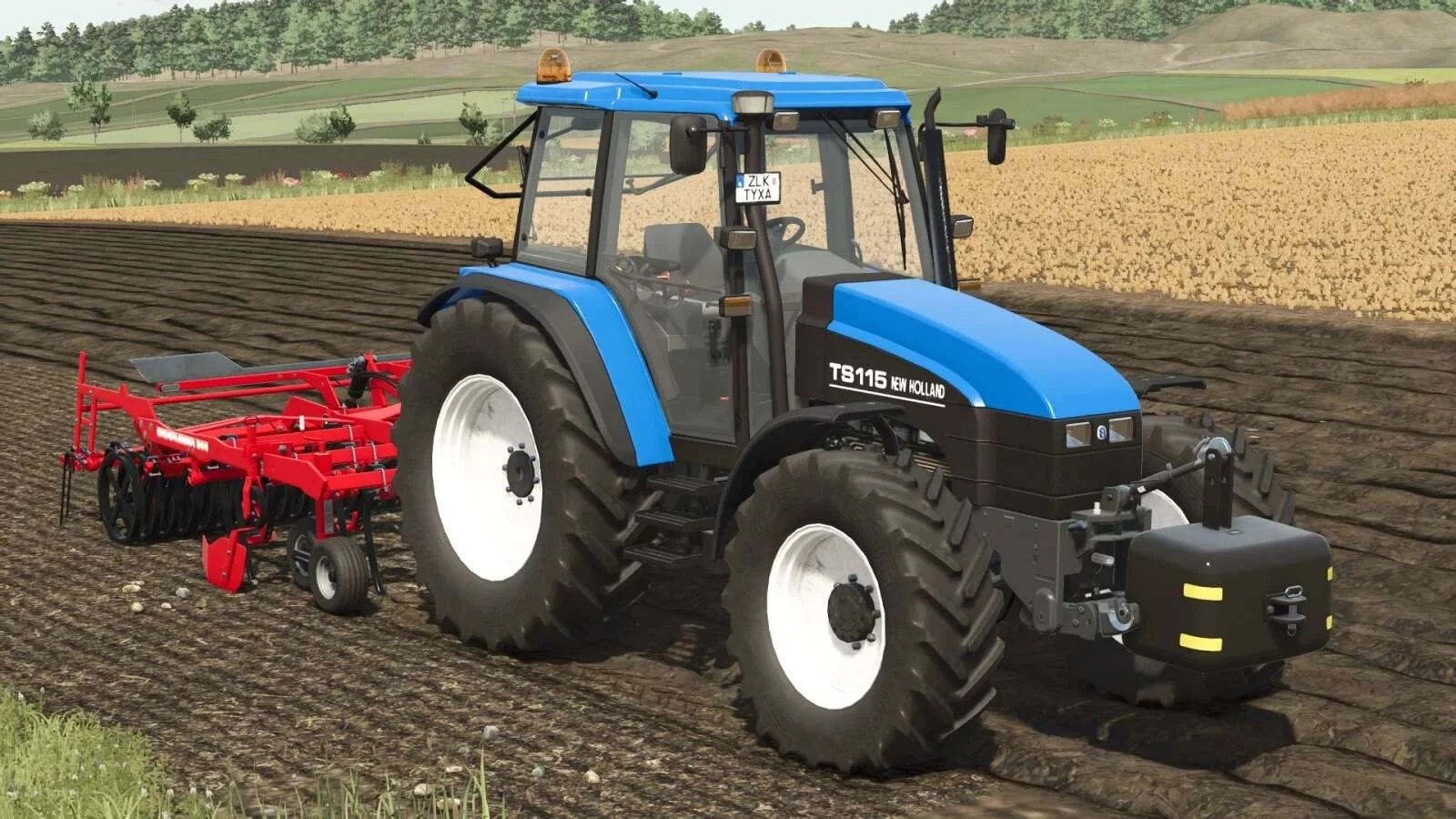 FS25 New Holland TS Series v1.0 Tractors Mod