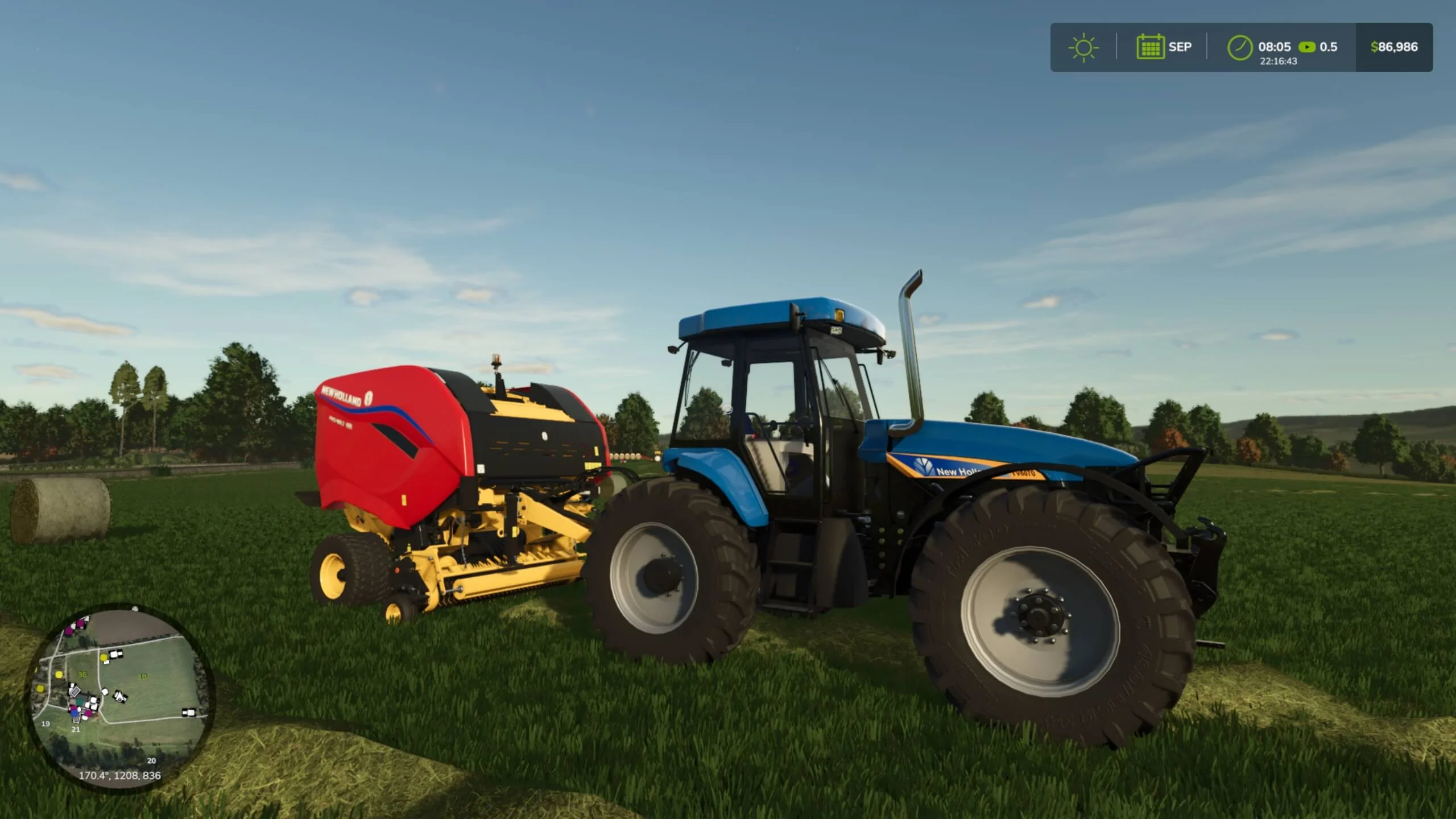 FS25 New Holland TV 6070 v1.1 Tractors Mod FS25 Mod Free Download