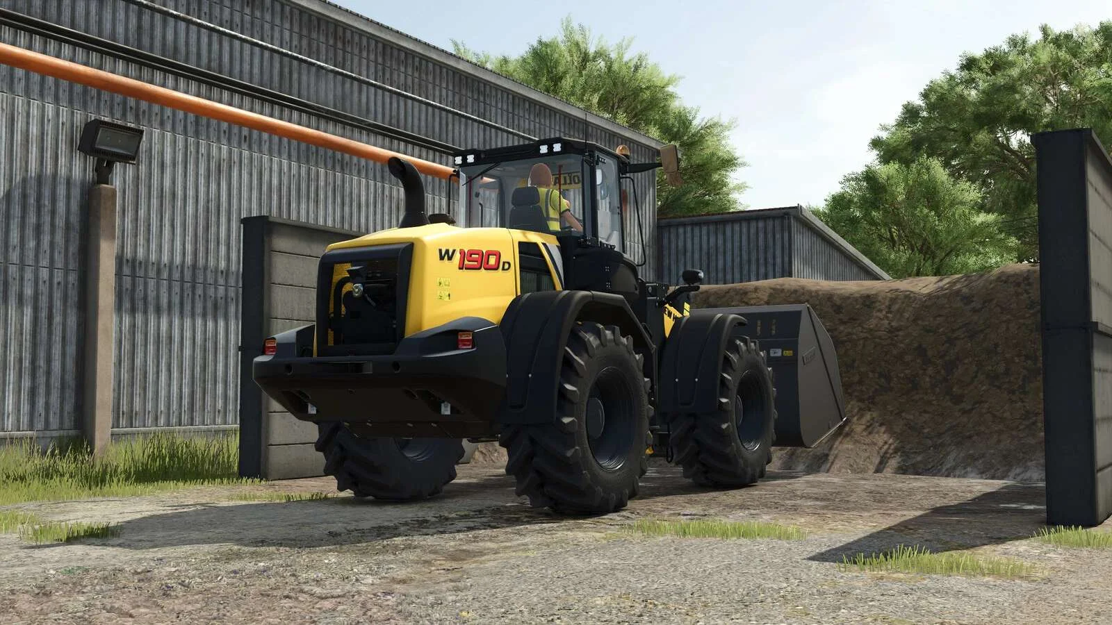 FS25 New Holland W190D v1.0 Tractors Mod FS25 Mod Free Download