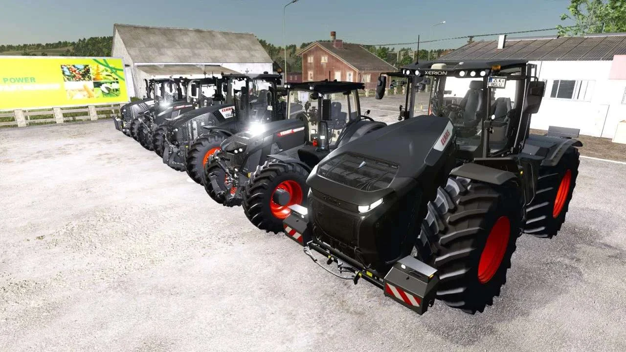FS25 Realistic Drive vehicles pack v1.0 Tractors Mod