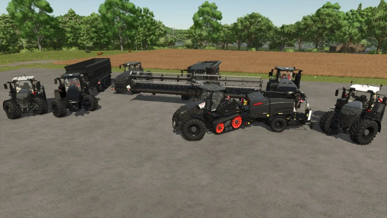 FS25 Realistic Drive vehicles pack V1.5.0.1 Tractors Mod