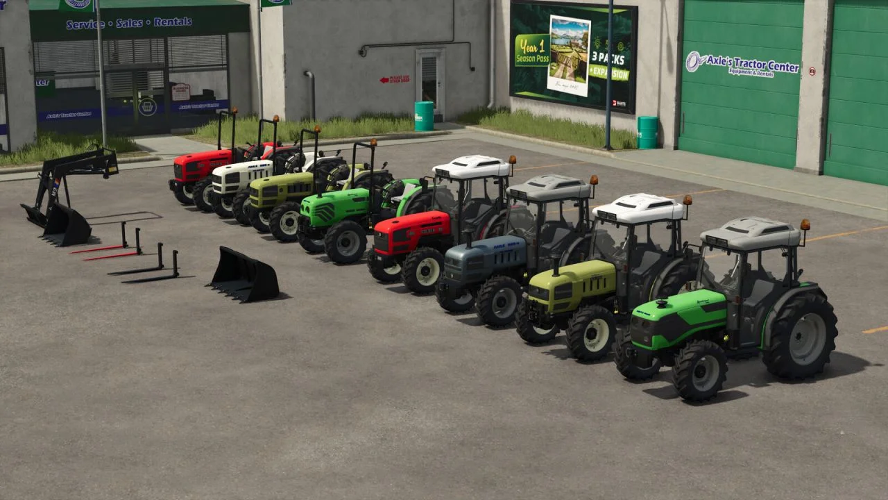FS25 SDF Vineyard Pack V1.0.0.1 Tractors Mod FS25 Mod Free Download