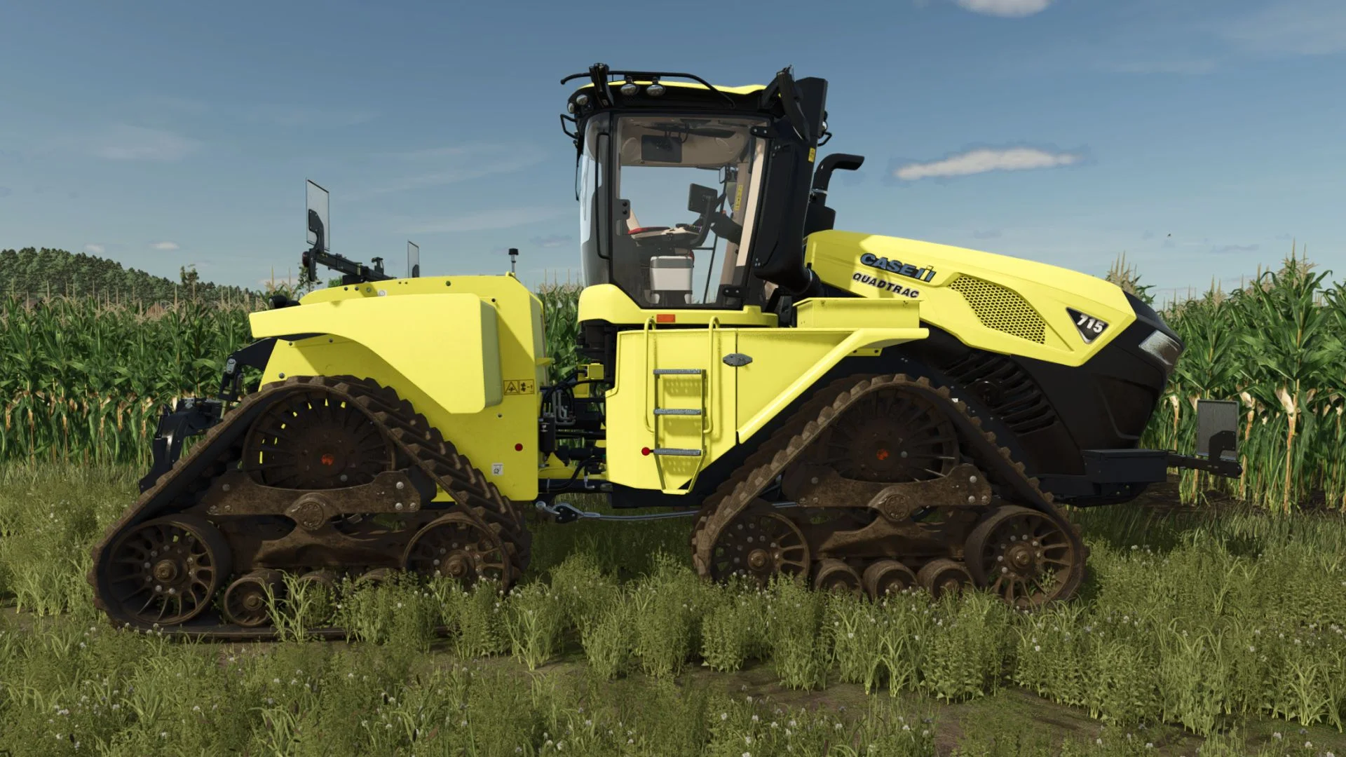 FS25 Steiger 715 Yellow v1.0 Tractors Mod FS25 Mod Free Download