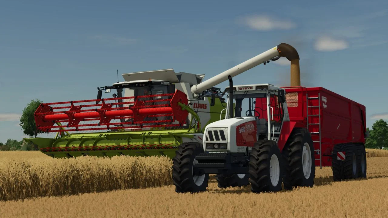 FS25 Steyr 9155-9190 Series V1.0 Tractors Mod FS25 Mod Free Download