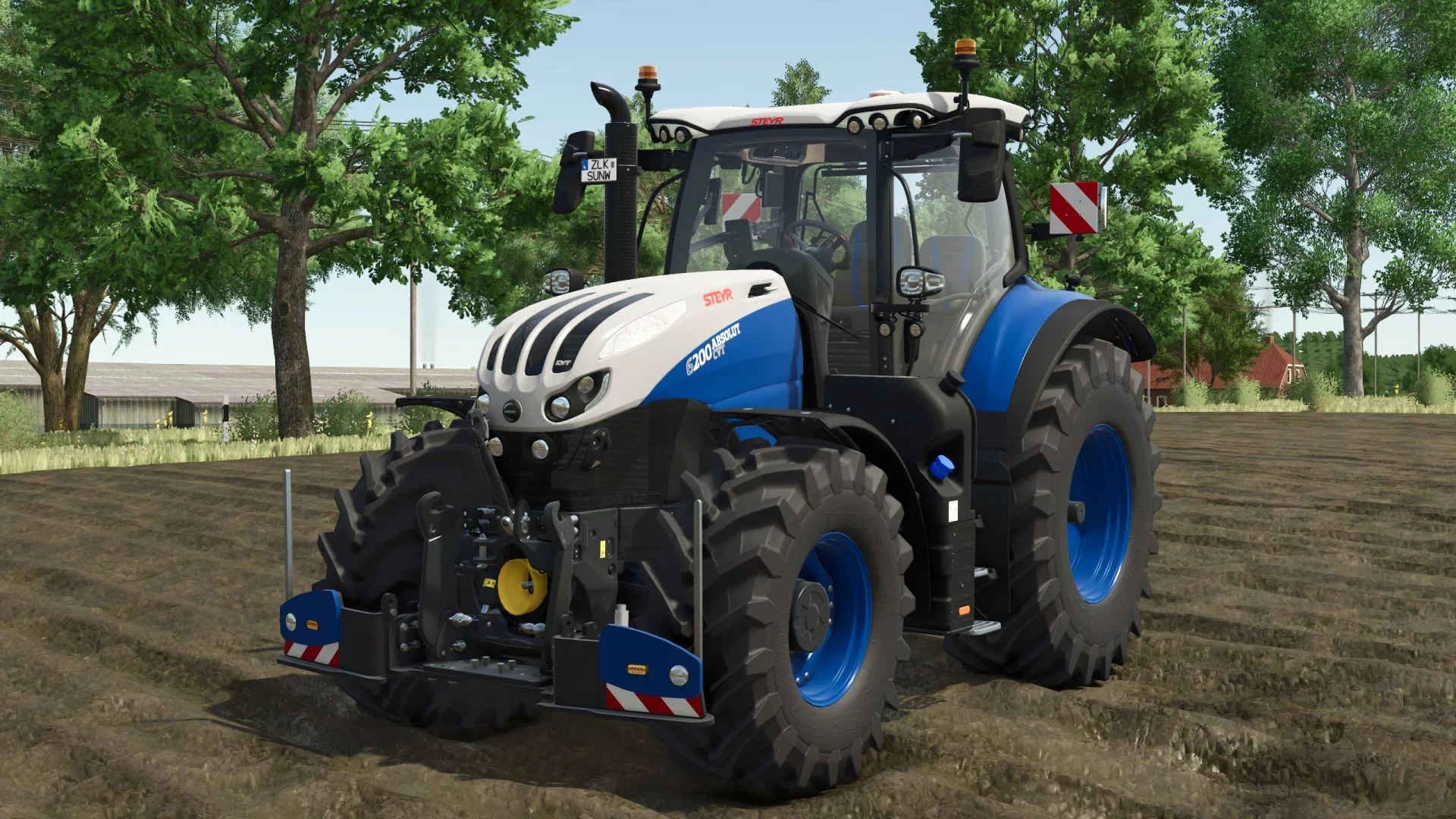 FS25 Steyr Absolut with Agribumper V1.0.0.1 Tractors Mod FS25 Mod Free Download