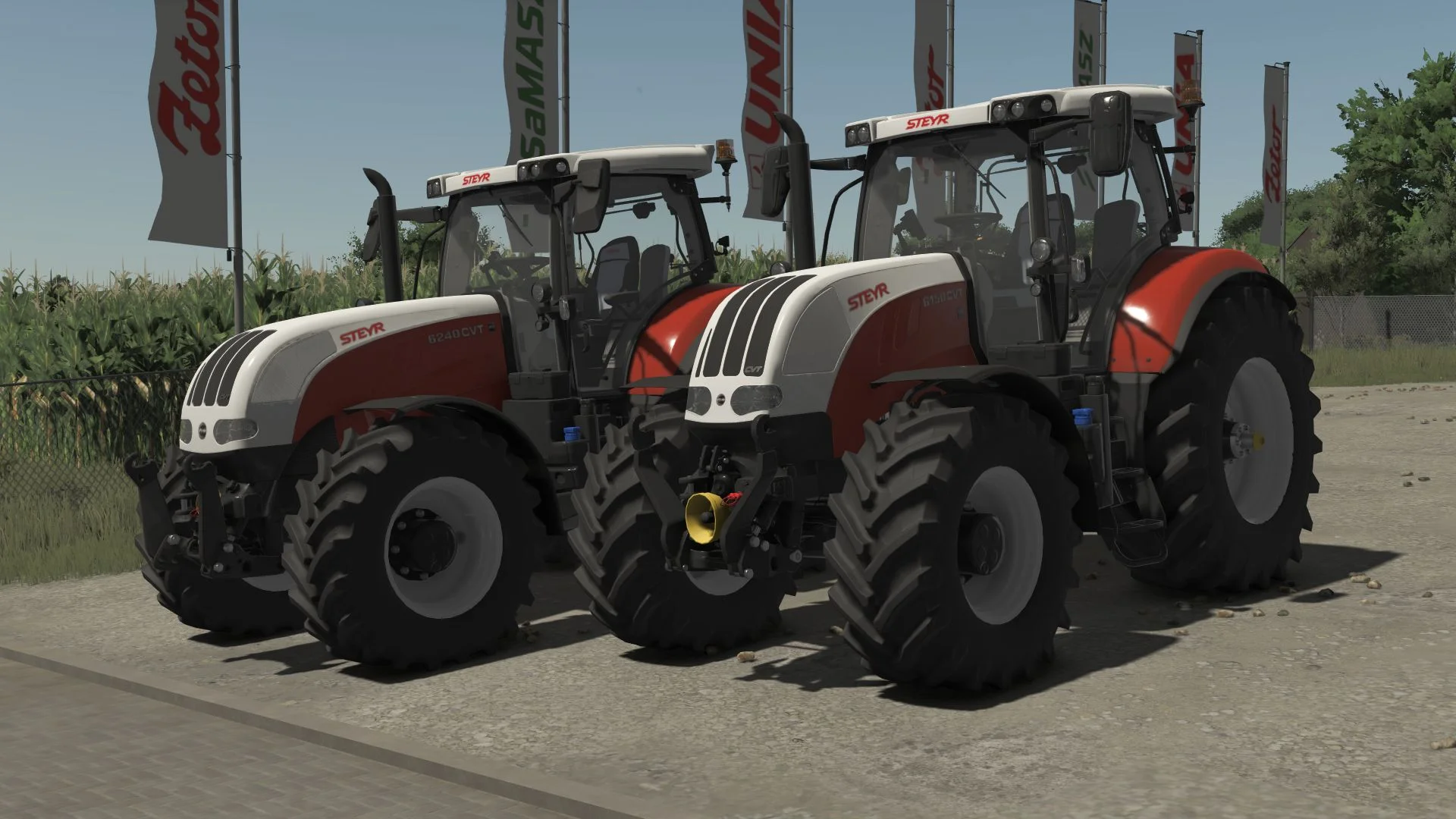 FS25 Steyr CVT Pack V1.0 Tractors Mod