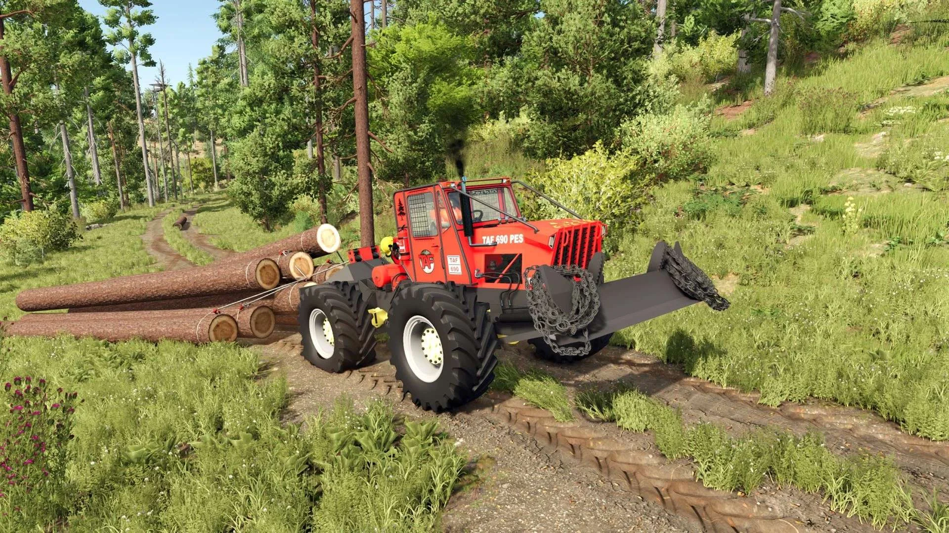 FS25 TAF 690 PES 4X4 ULTIMATE v1.0 Tractors Mod FS25 Mod Free Download