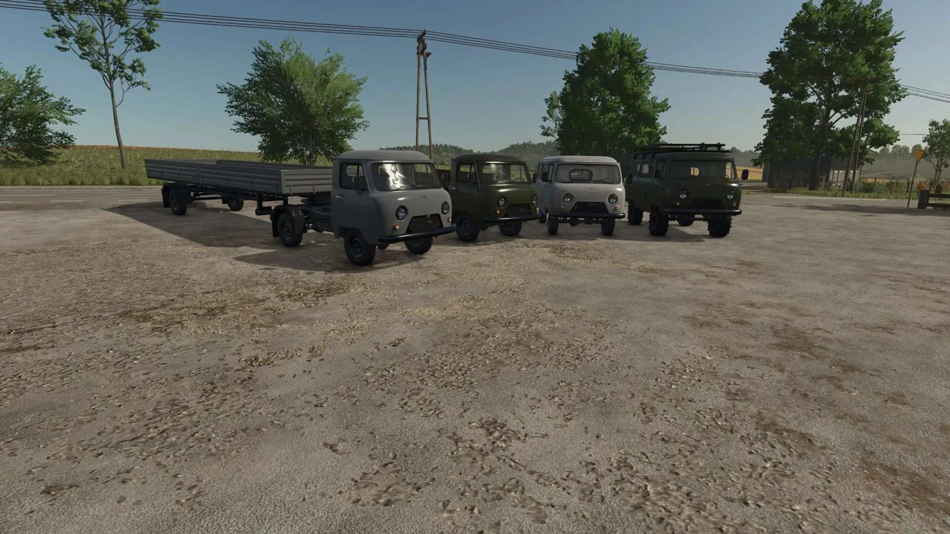 FS25 UAZ 3303 and 452 v1.0 Tractors Mod FS25 Mod Free Download