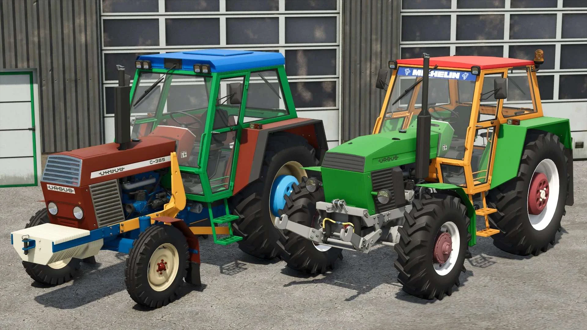 FS25 Ursus C 385 & C 385A v1.0 Tractors Mod FS25 Mod Free Download