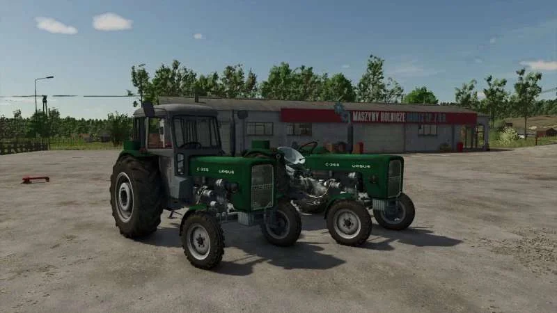 FS25 URSUS C355 ZIELONA v1.0 Tractors Mod FS25 Mod Free Download