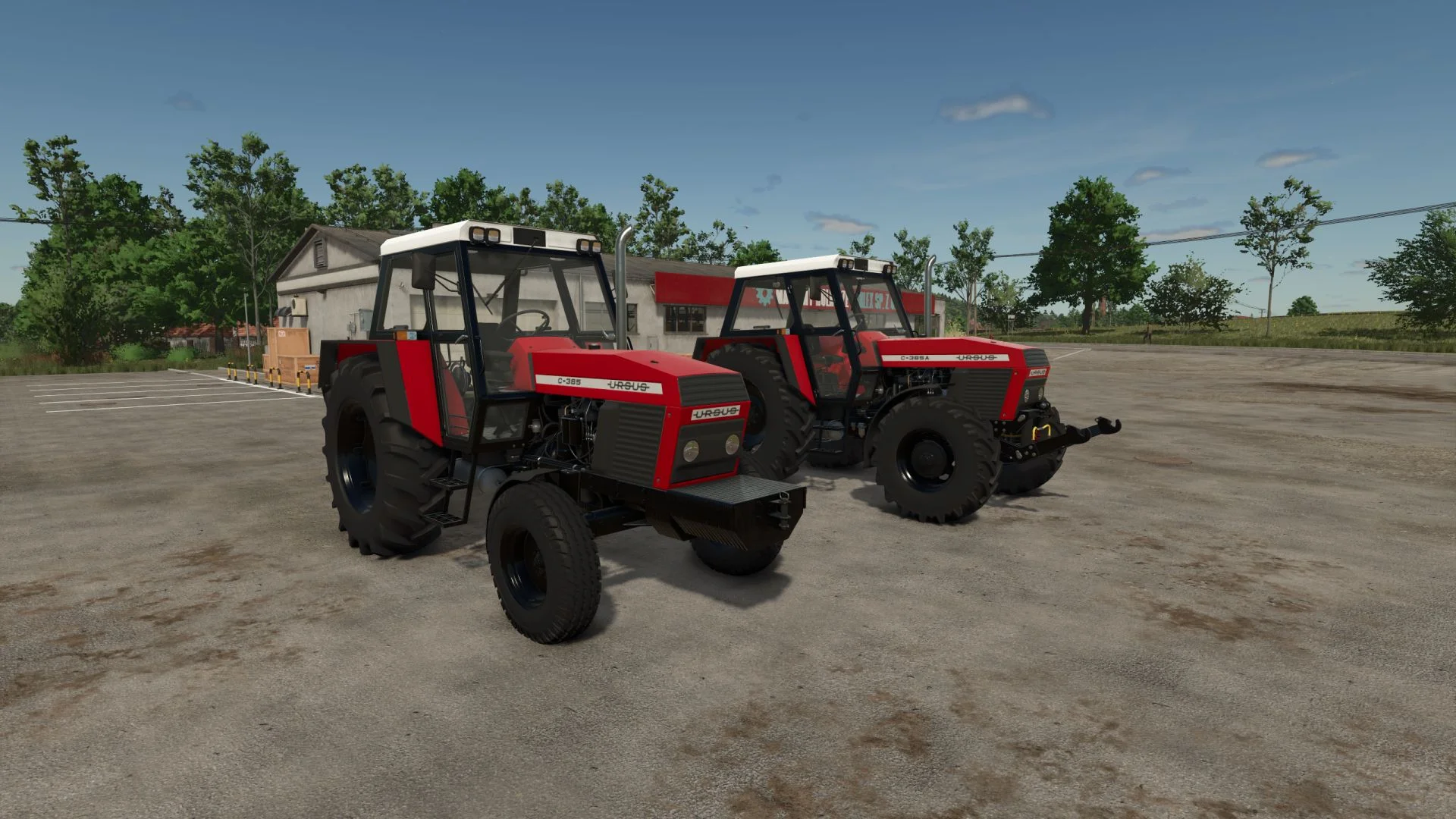 FS25 Ursus C385 C385A Turbo V1.0 Tractors Mod