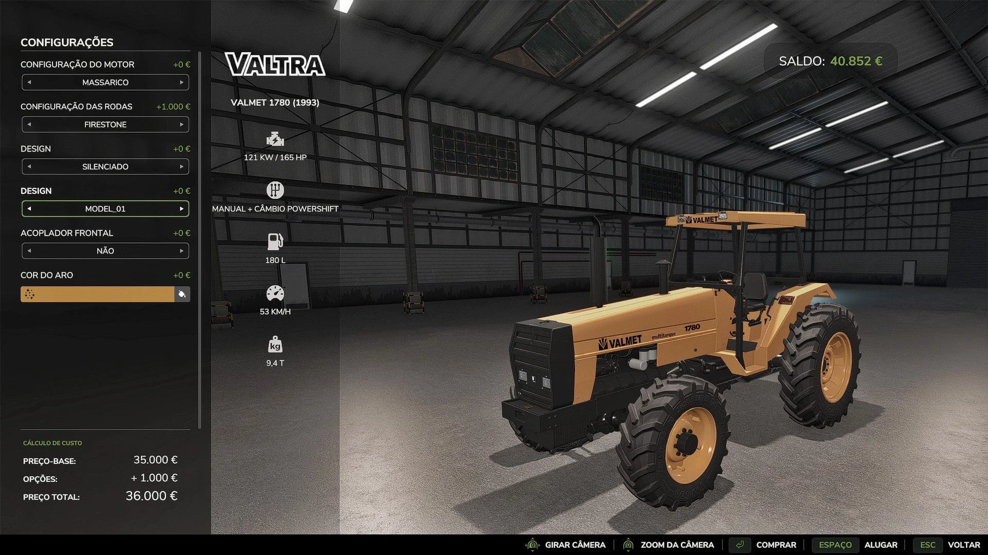 FS25 Valmet 1780 V1.1 Tractors Mod