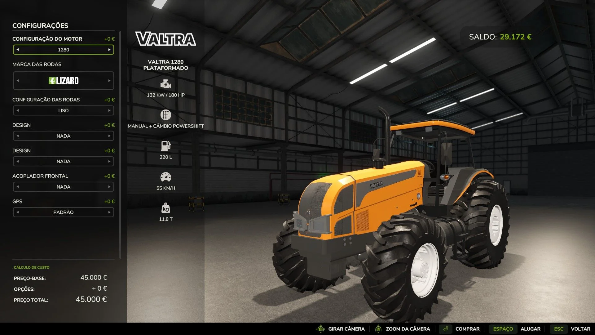 FS25 Valtra 1280 2010 V1.0 Tractors Mod