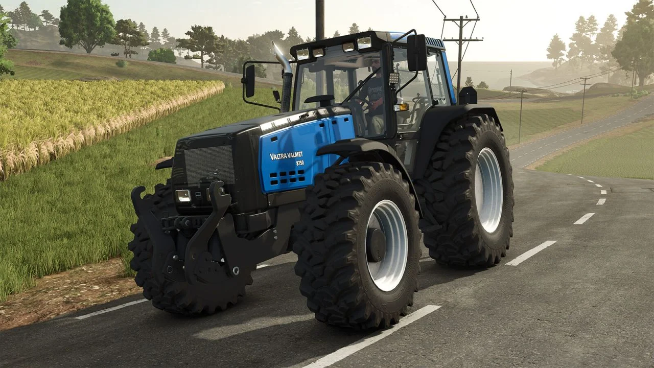 FS25 Valtra Valmet Series 8750 V1.0 Tractors Mod FS25 Mod Free Download