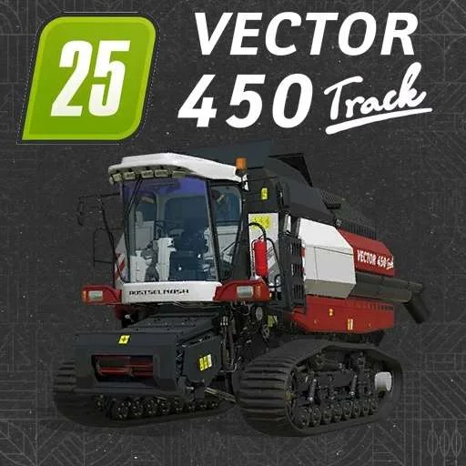 FS25 Vector 450 Track v1.0 Tractors Mod FS25 Mod Free Download
