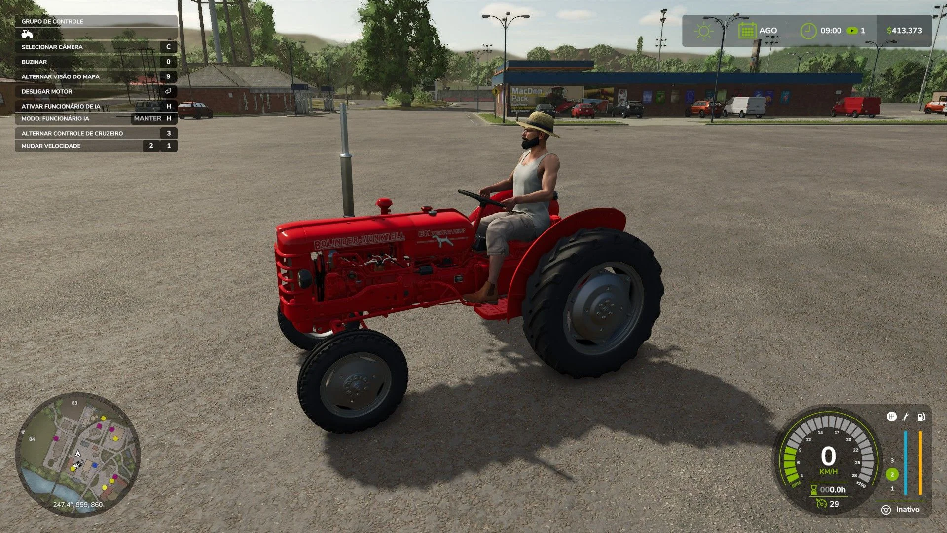FS25 Volvo t425 Tractor v1.0 Tractors Mod FS25 Mod Free Download