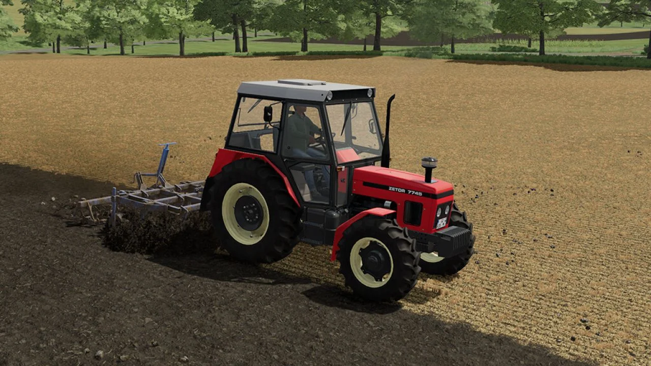 FS25 Zetor 62-7745 Animated V1.0 Tractors Mod FS25 Mod Free Download