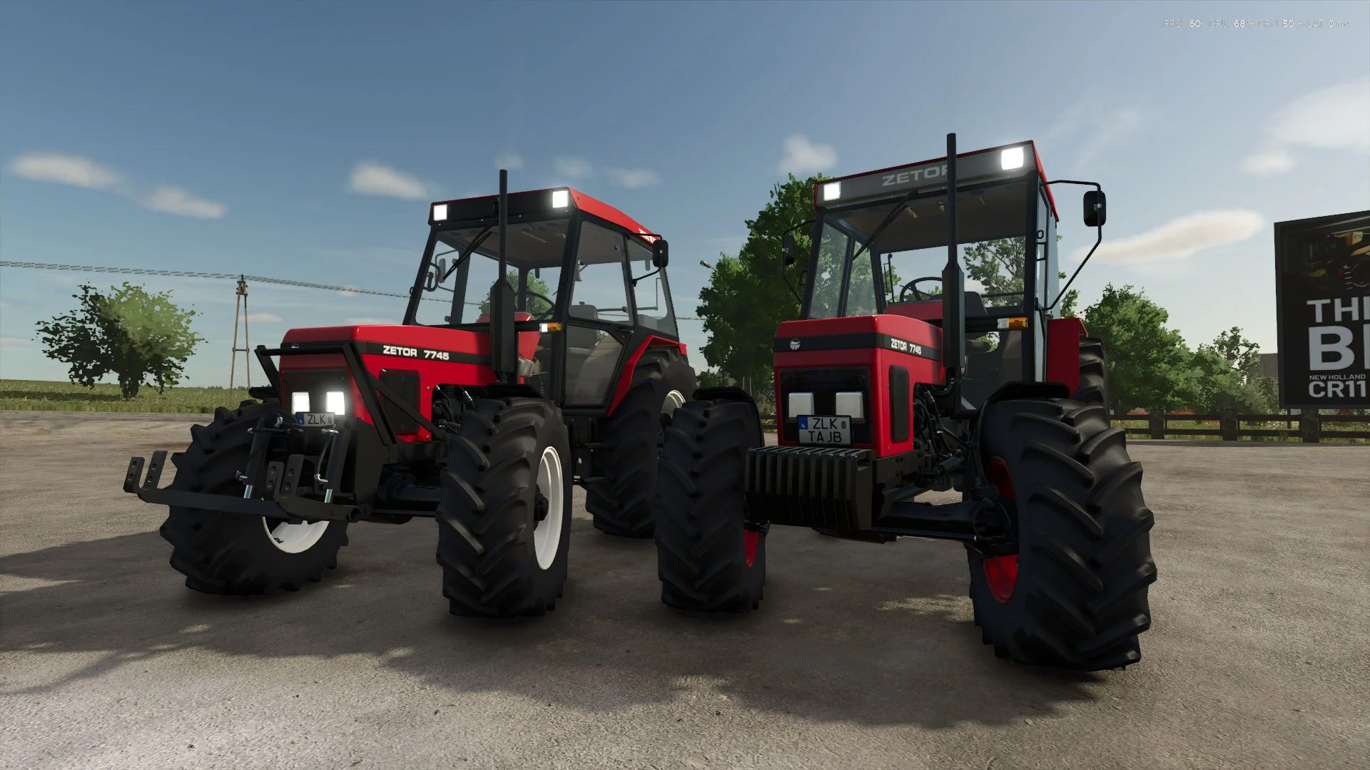 FS25 Zetor 62-7745 Edit V1.0 Tractors Mod FS25 Mod Free Download
