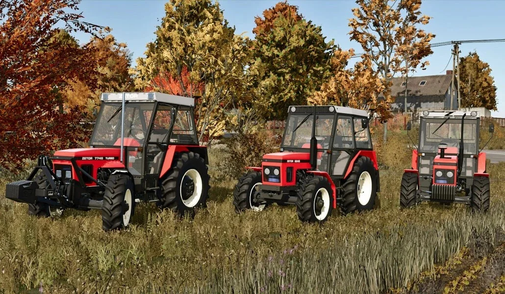 FS25 ZETOR 6245-7745 Pack v1.0 Tractors Mod FS25 Mod Free Download
