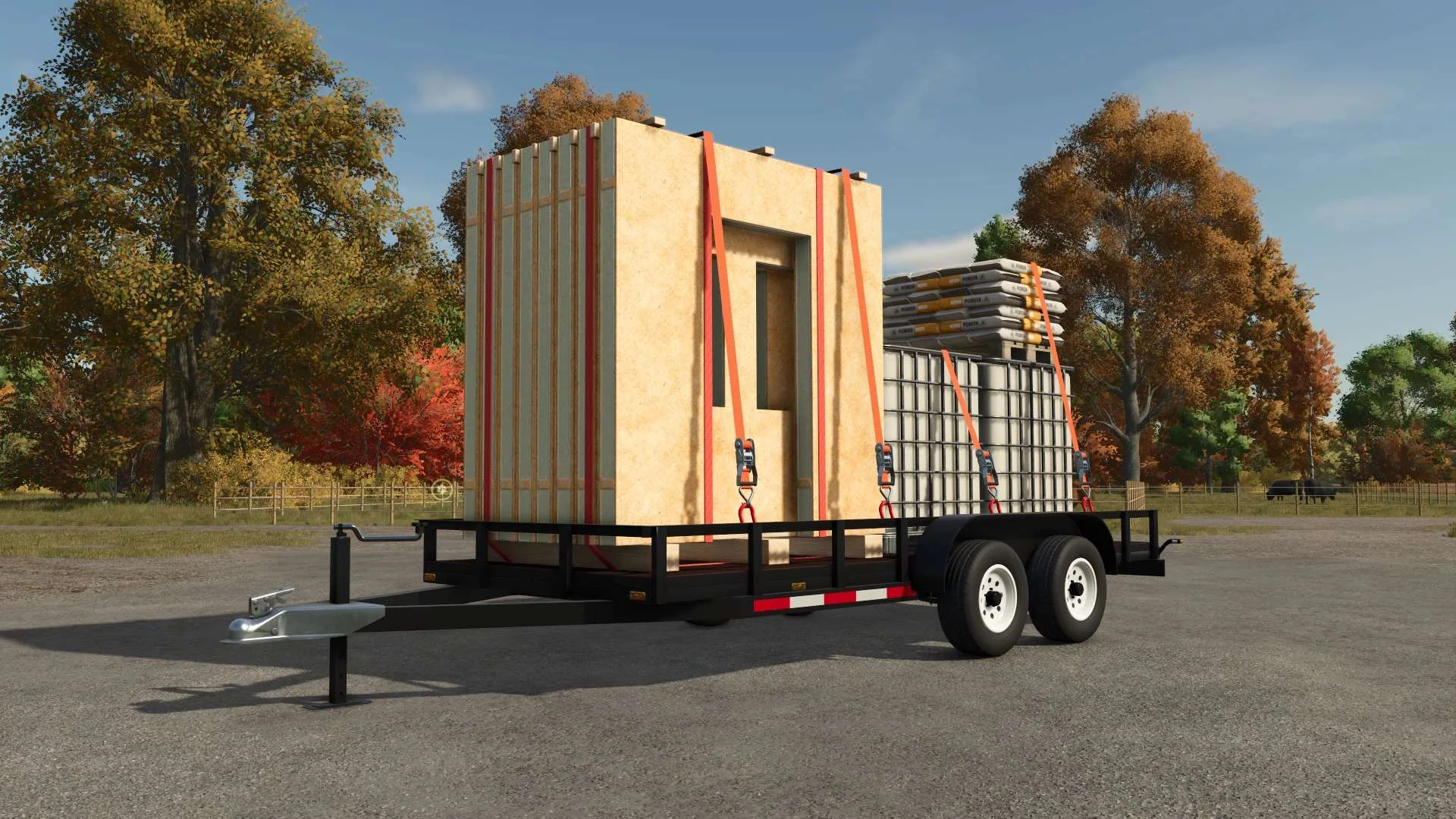 FS25 16 Foot Flatbed v1.1 Trailers Mod FS25 Mod Free Download