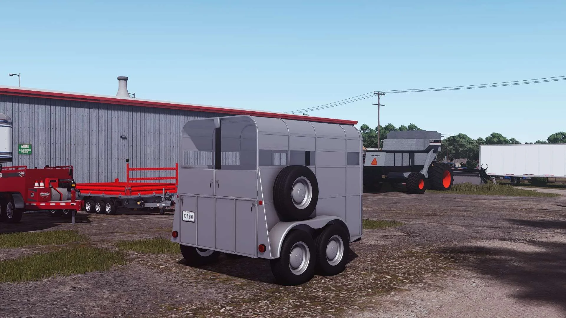FS25 1978 Horse Trailer v1.0 Trailers Mod FS25 Mod Free Download