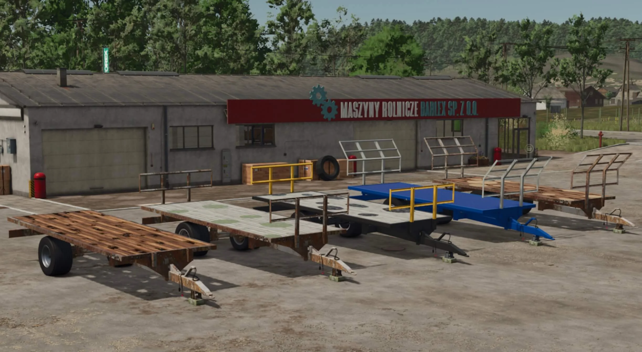 FS25 20 Foot Bale Trailer with Autoload V1.0.0.1 Trailers Mod FS25 Mod Free Download