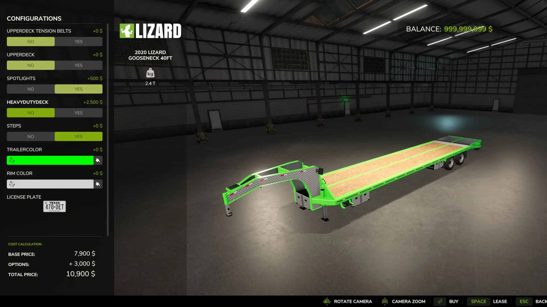 FS25 2020 Lizard Gooseneck V1.0.0.6 Trailers Mod FS25 Mod Free Download