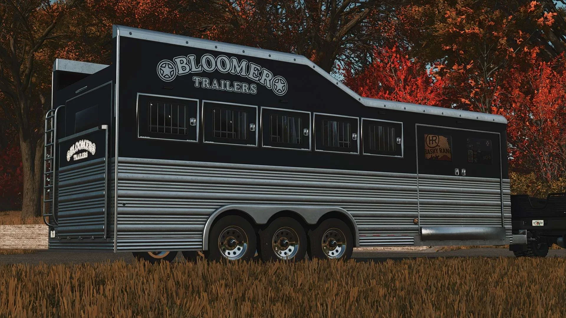 FS25 2025 Bloomer 5 Horse Bumper Pull Trailer v2.0 Trailers Mod FS25 Mod Free Download