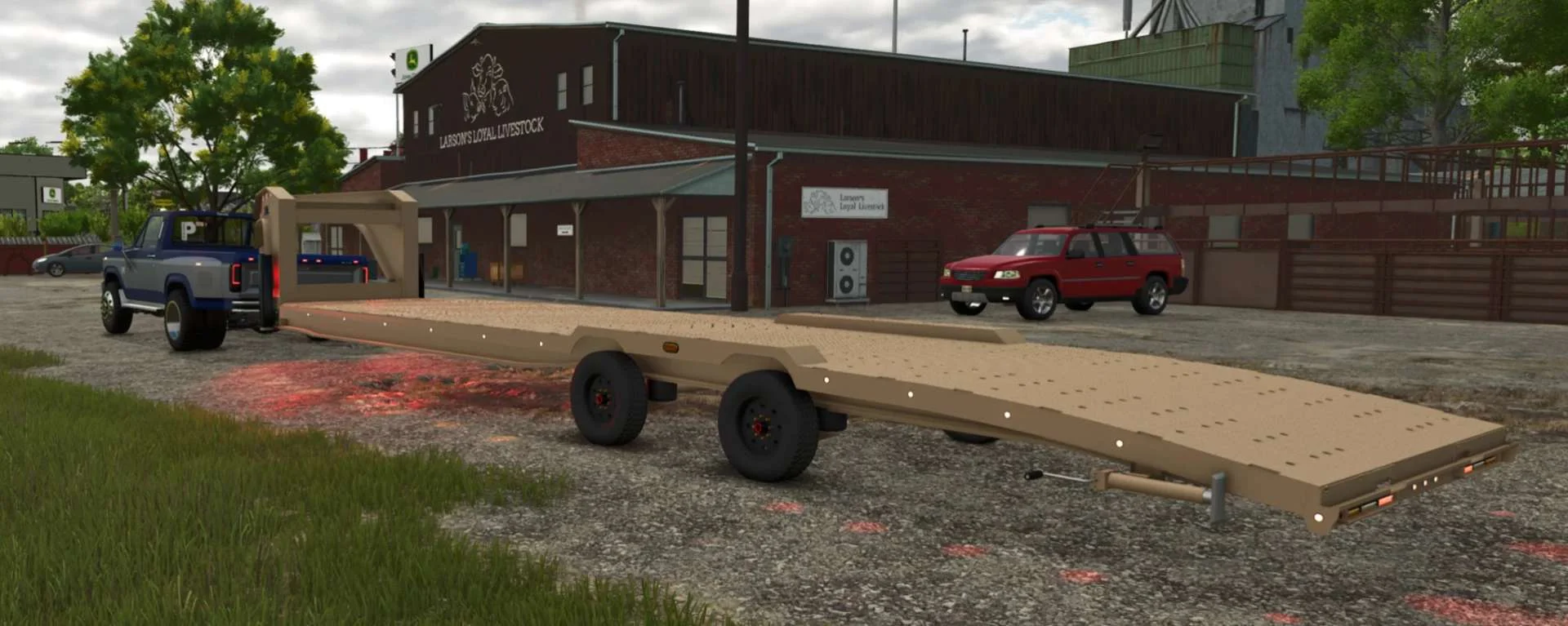 FS25 2025 Diamond C Multi-Vehicle Carrier Trailer v1.0 Trailers Mod FS25 Mod Free Download
