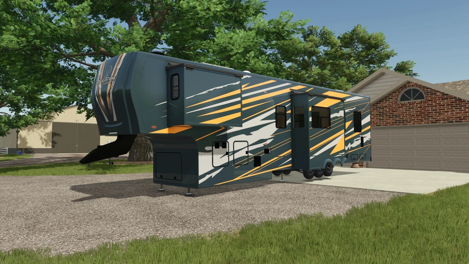 FS25 2025 Forest River Riverstone 4513DST v1.0.0.1 Trailers Mod FS25 Mod Free Download