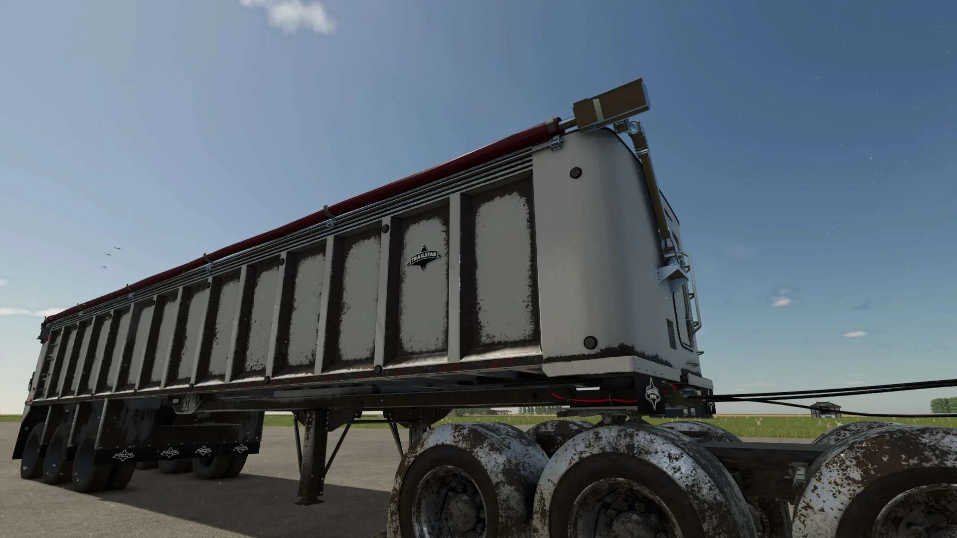 FS25 2026 TrailStar Frameless End Dump v1.0 Trailers Mod FS25 Mod Free Download