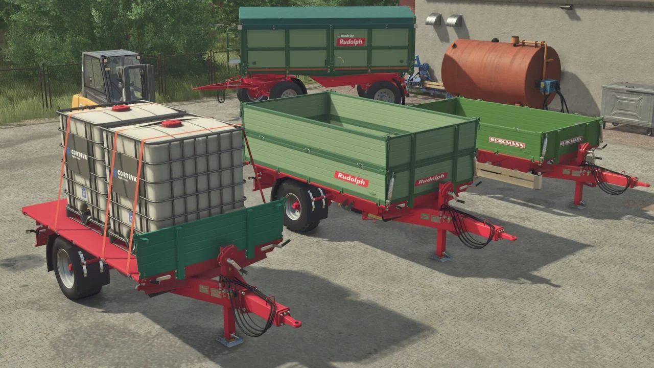 FS25 3-sided Tipper Crossplay V1.1 Trailers Mod FS25 Mod Free Download