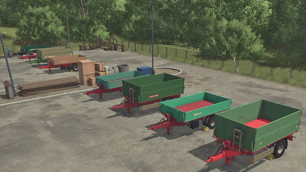 FS25 3-sided Tipper V1.0 Trailers Mod FS25 Mod Free Download