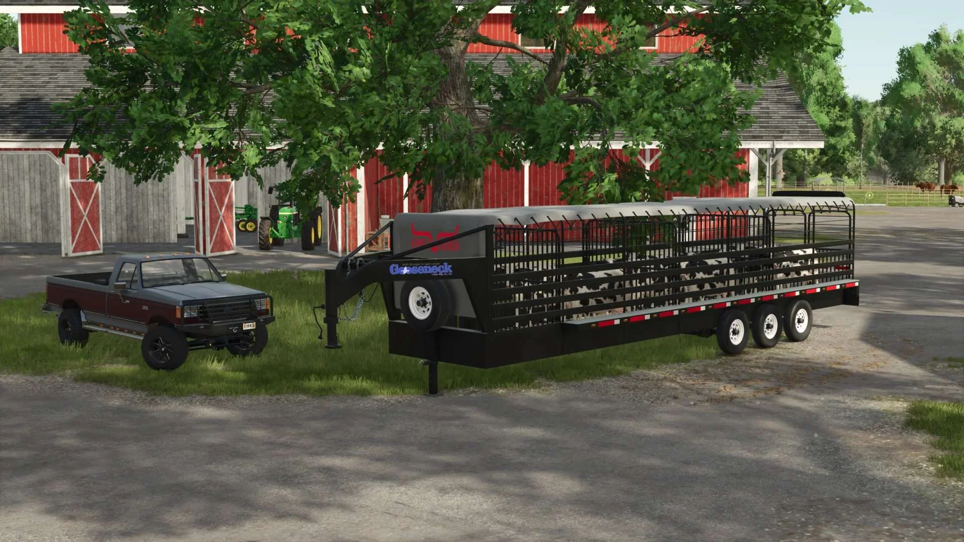 FS25 32FT Wilson Gooseneck Trailer v1.0 Trailers Mod FS25 Mod Free Download