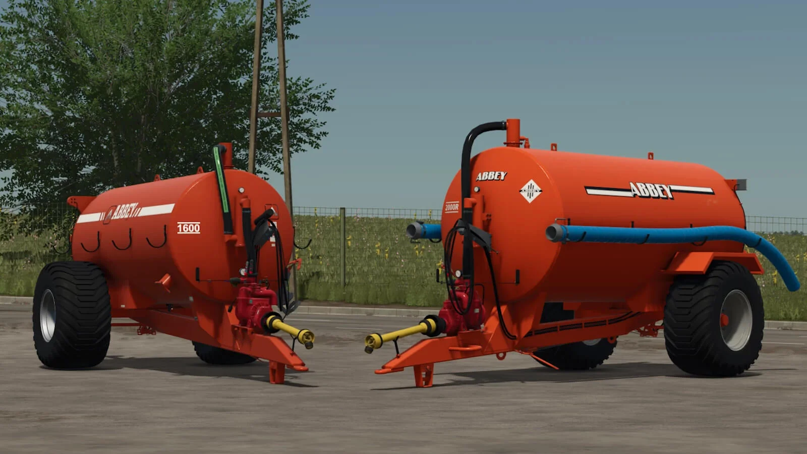 FS25 Abbey 2000 Gallon Tanker v1.0.0.1 Trailers Mod FS25 Mod Free Download