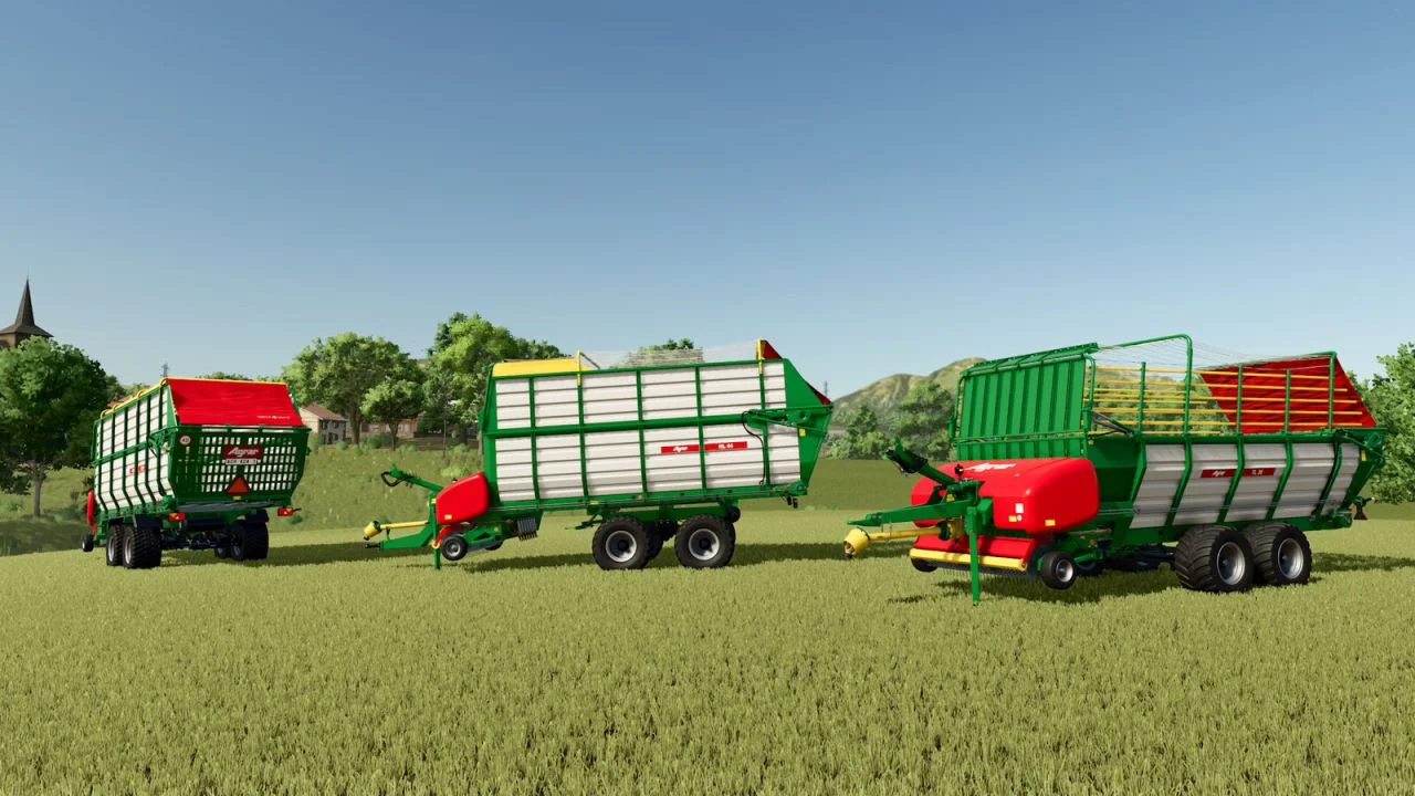 FS25 Agrar Forage Wagon Pack V1.0 Trailers Mod FS25 Mod Free Download