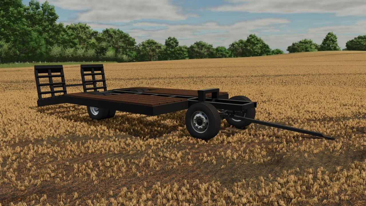 FS25 Agricultural Flatbed Trailer 10M V1.0 Trailers Mod FS25 Mod Free Download