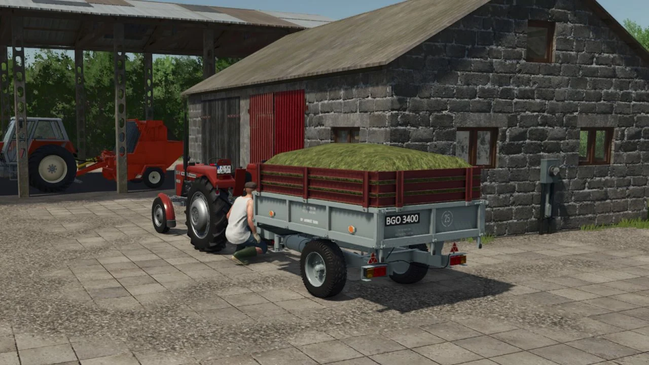 FS25 Agromet PFMZ Orkan N-225/6 V1.0 Trailers Mod FS25 Mod Free Download