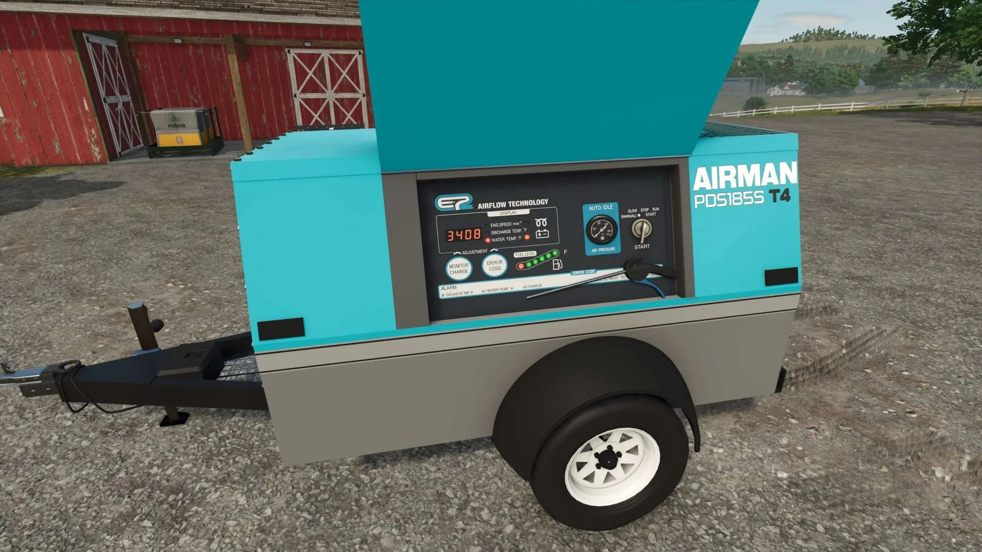 FS25 Airman Diesel Compressor v1.0 Trailers Mod FS25 Mod Free Download
