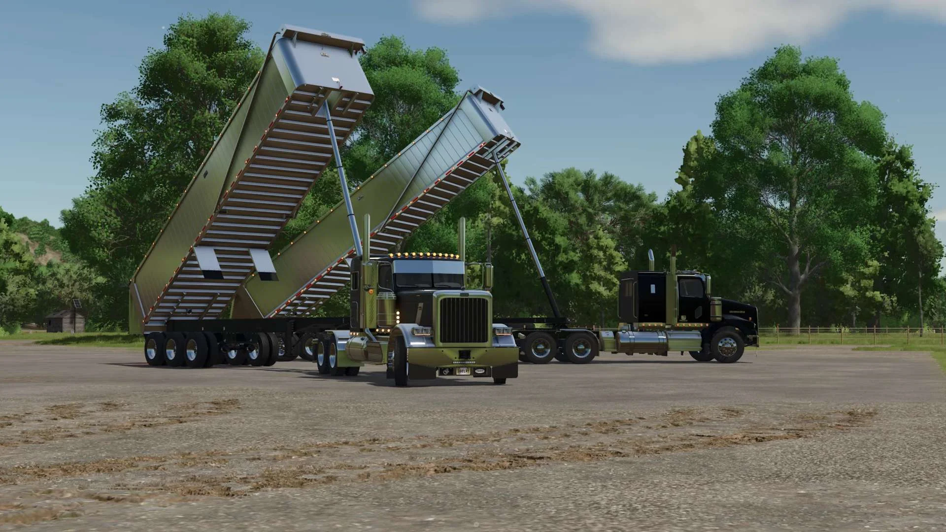 FS25 Alfab 35′ End Dump v1.0 Trailers Mod FS25 Mod Free Download