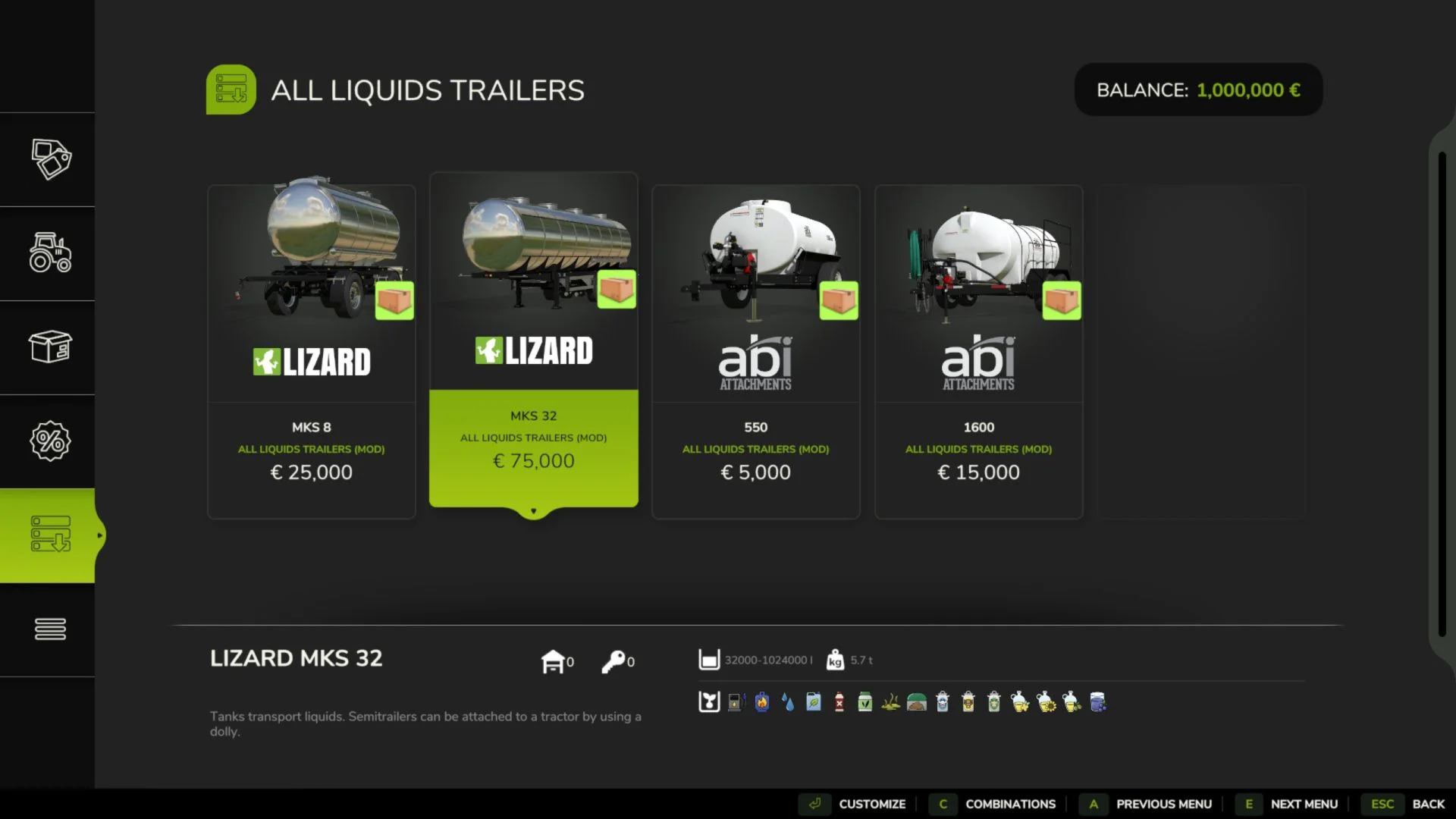 FS25 All Liquids Trailers V1.0.0.5 FS25 Mod Free Download