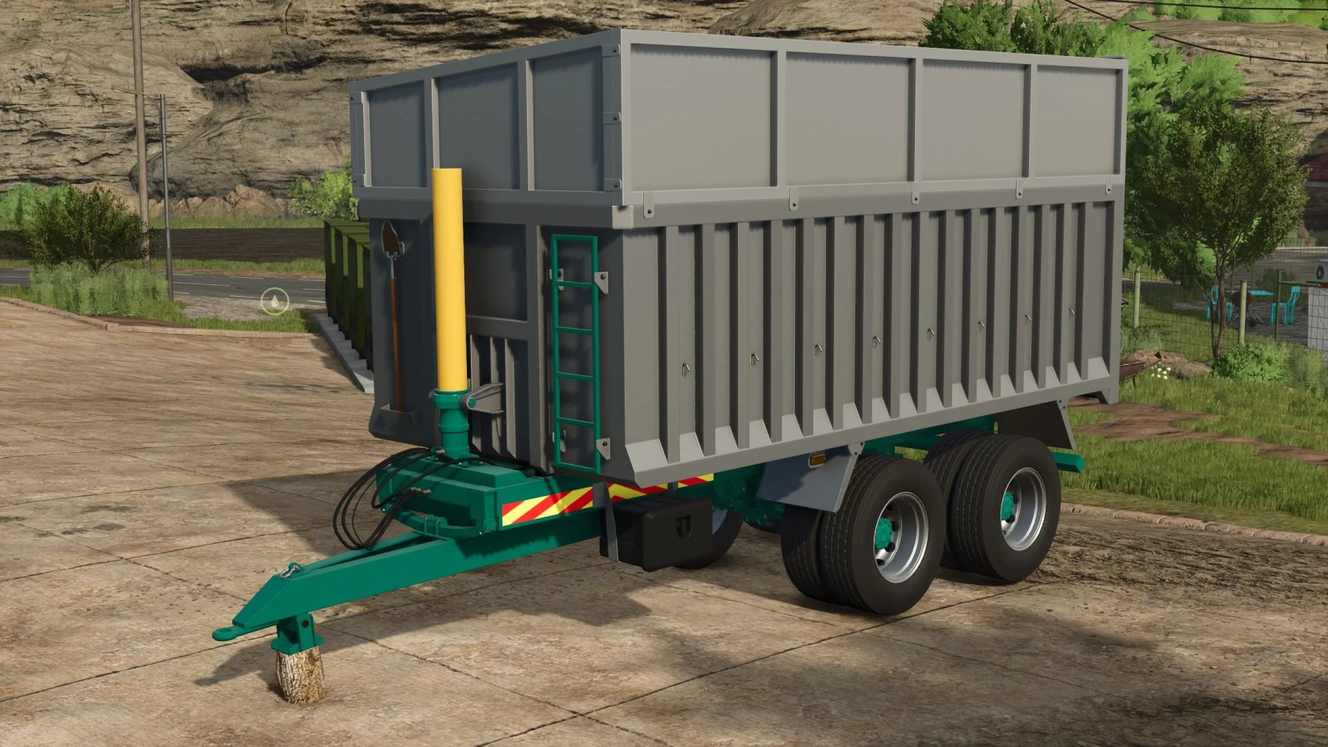 FS25 Aluminium Grain / Silage Trailer v1.0 Trailers Mod FS25 Mod Free Download