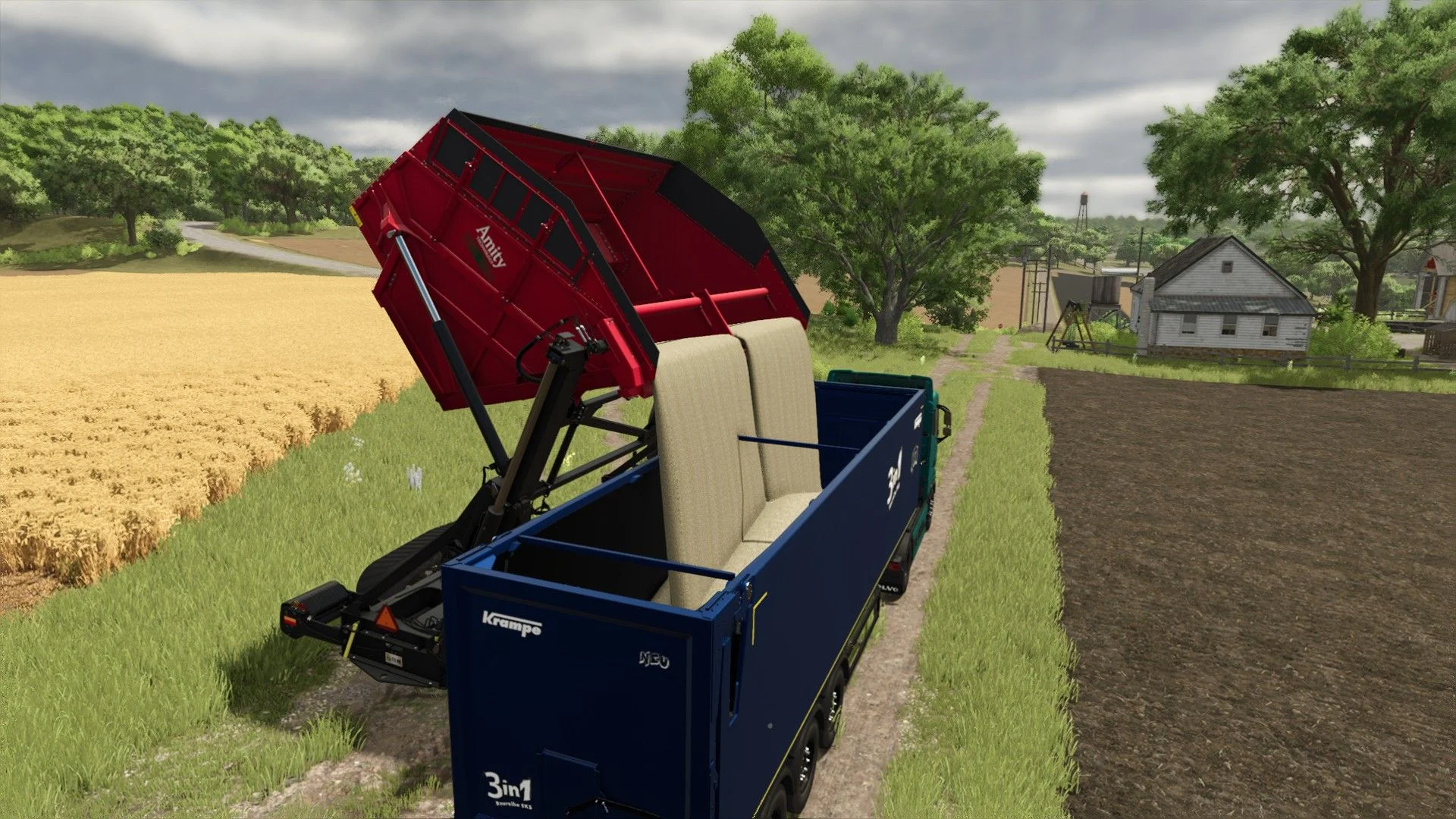 FS25 Amity Crop Chaser 1000 Edit v1.0.1 Trailers Mod FS25 Mod Free Download