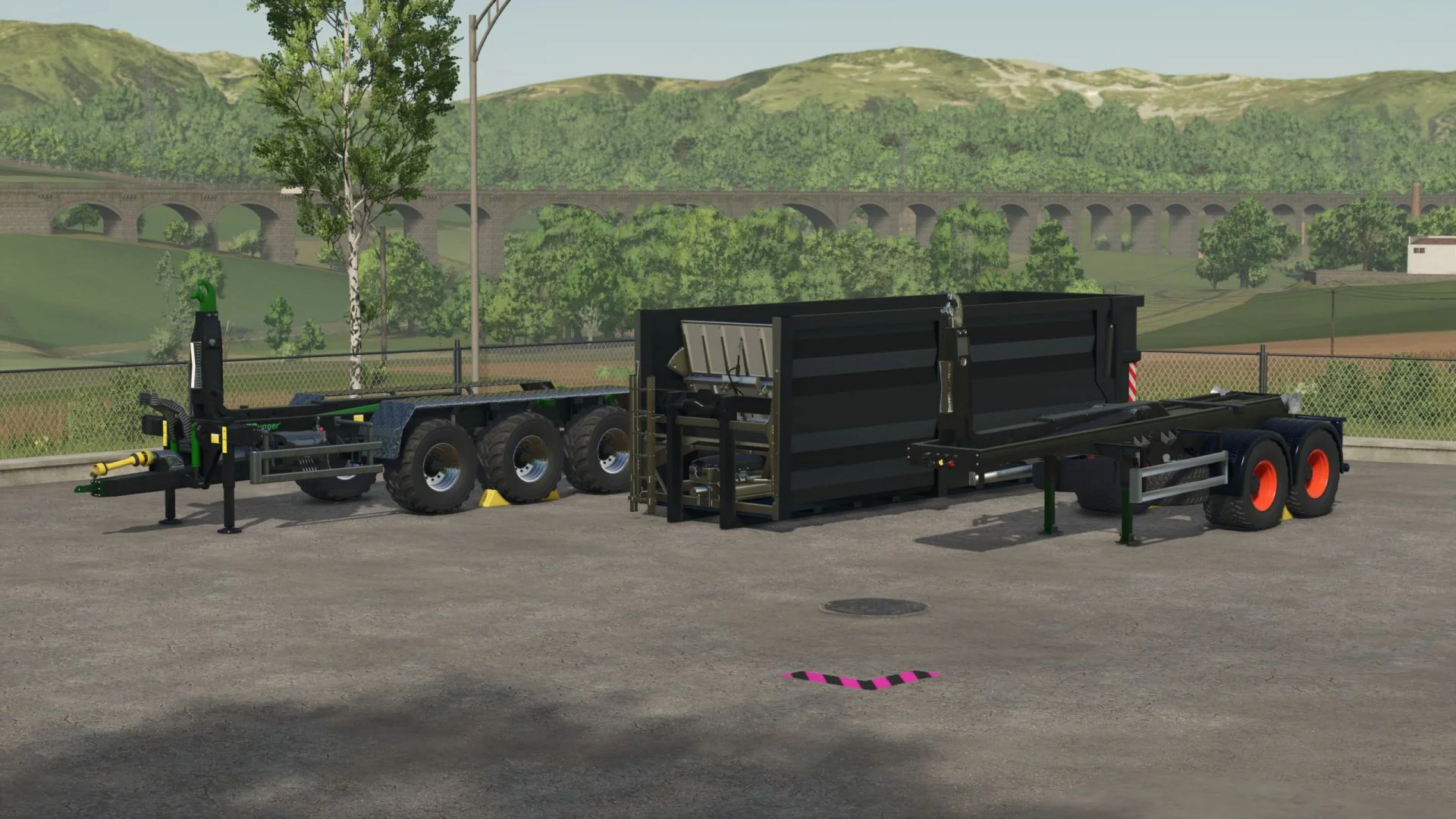 FS25 Ass-Multi Container V1.0.0.4 Trailers Mod FS25 Mod Free Download