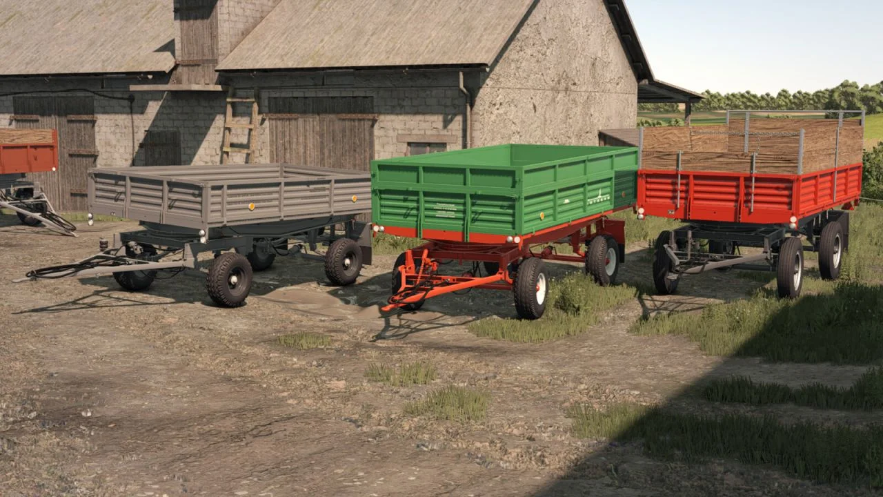 FS25 AutoSan D-46/D-47 V1.1 Trailers Mod FS25 Mod Free Download