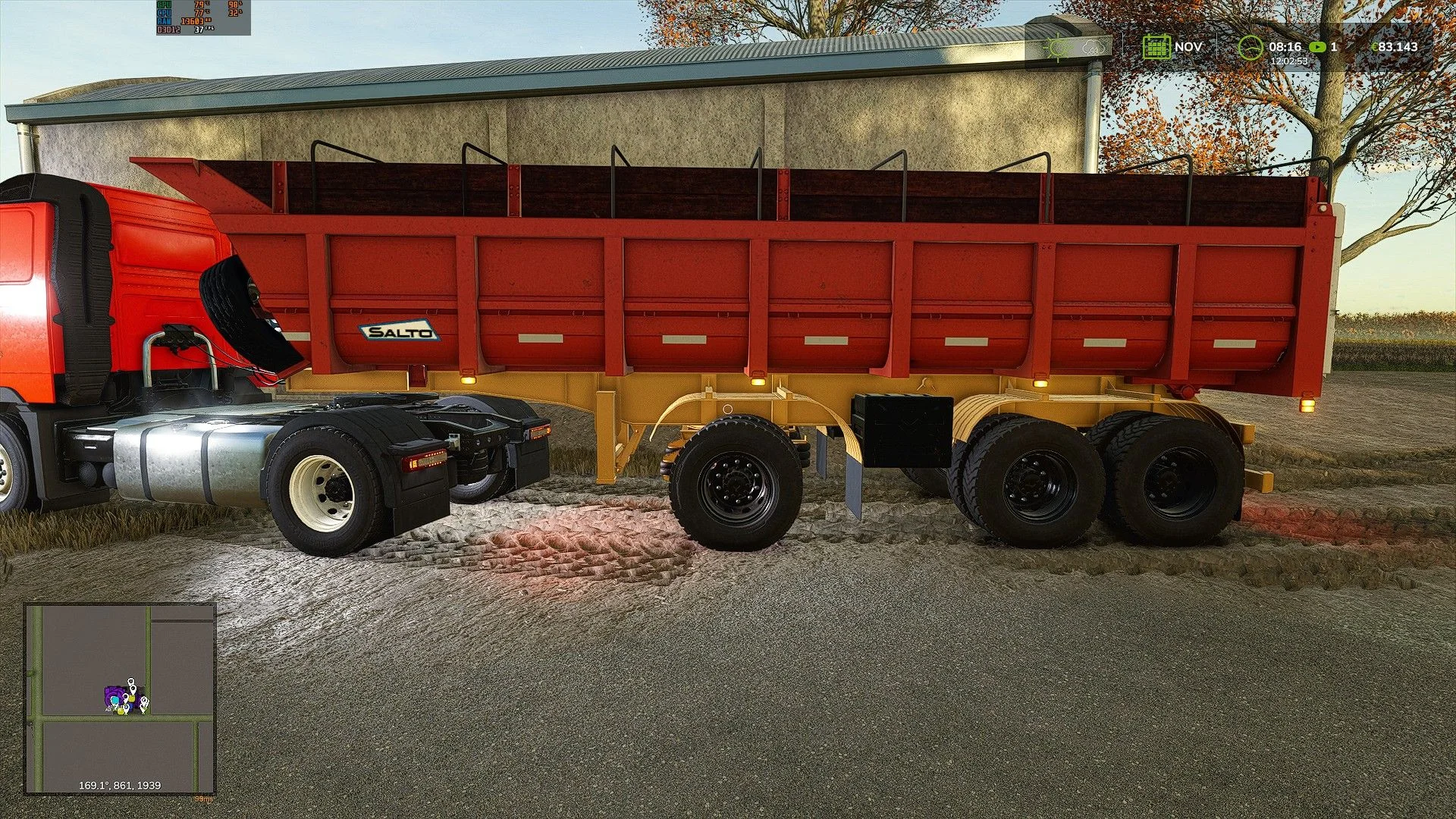 FS25 Batea Salto V1.0 Trailers Mod FS25 Mod Free Download